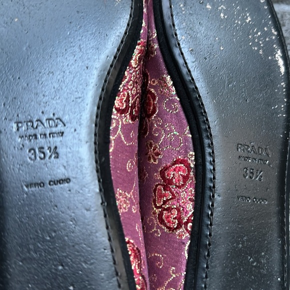 PRADA Jacquard Fabric Ballet Flats Size 35 1/2 - Picture 4 of 7